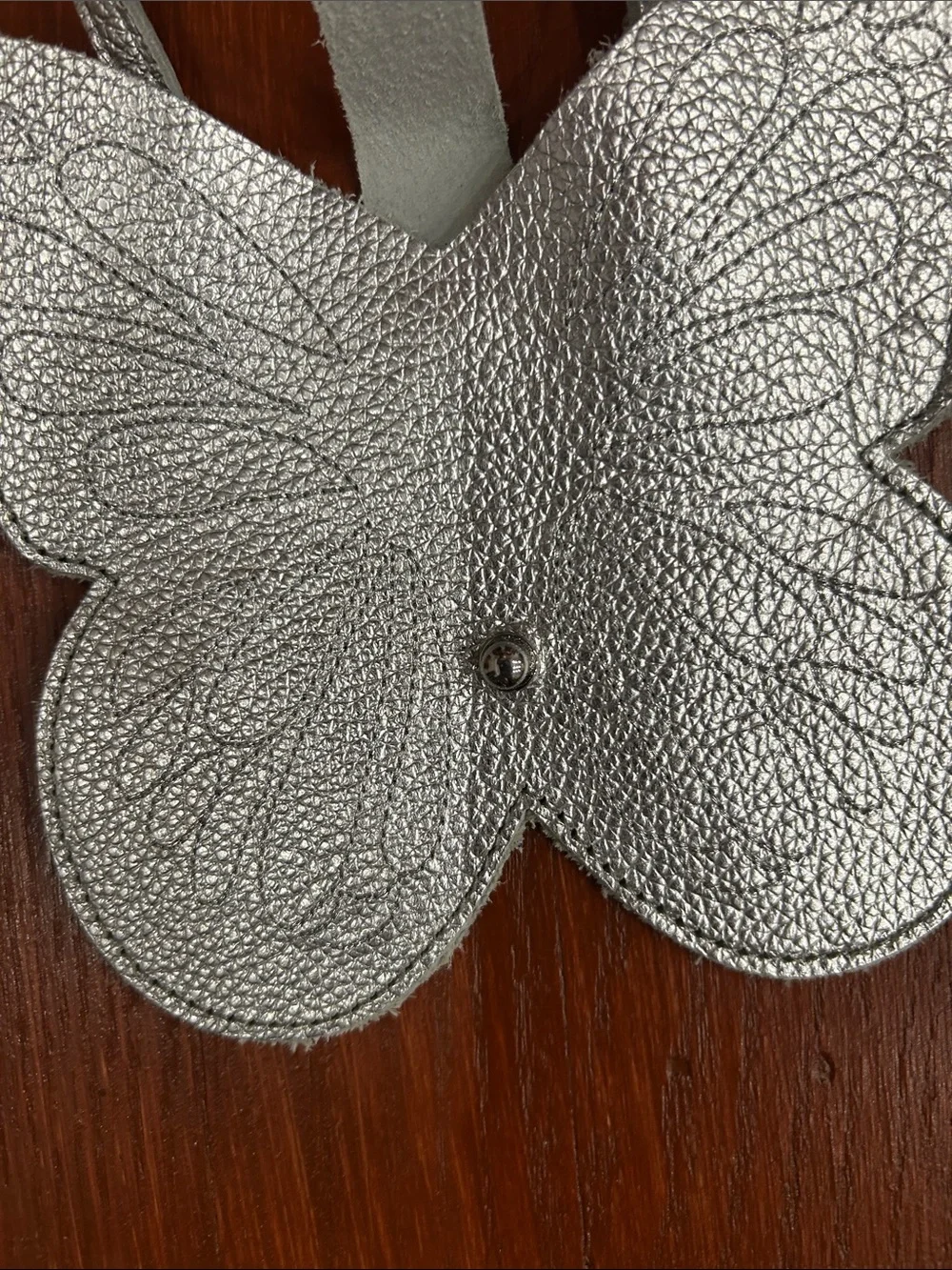 Gymboree Silver Butterfly Crossbody Bag for Kids